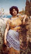 John William Godward Ionian Dancing Girl Spain oil painting artist